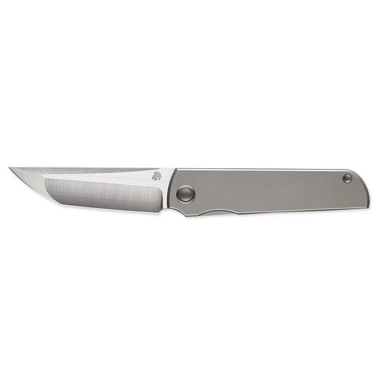 North Mountain Blade Chop Kick Stop Ti - 3.5" ZDP-189 Tanto Blade, Titanium Handle