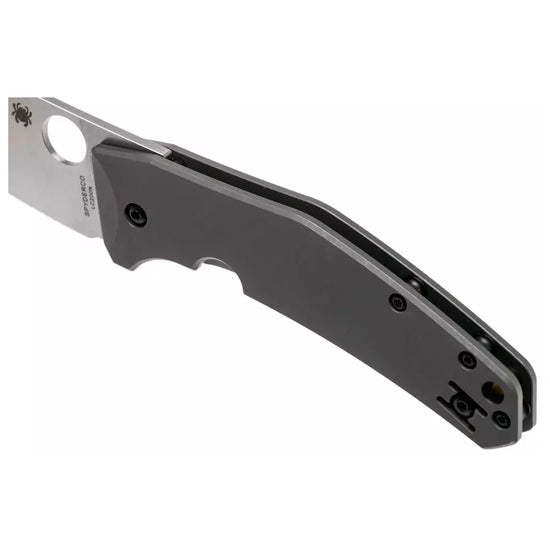 Spyderco SpydieChef C211TIP - 3.32" LC200N Satin Blade, Titanium Handles