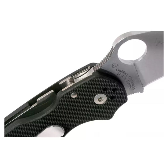 Spyderco Para 3 C223GP - 2.95" S45VN Satin Blade, Black G-10 Handles