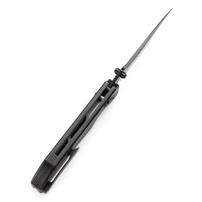 Kansept Eaglestrike - 3.73" CPM-S35VN Blackwash Blade, Blackwash Titanium Handle. K1095V2