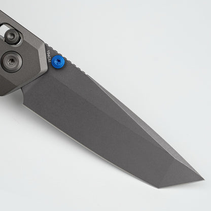 Vosteed Parallel A3510 - 2.9" 154CM Destroyer Grey Blade, Dim Grey Titanium Handle