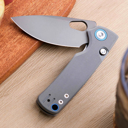 Vosteed Porcupine A2607 - 2.99" 14C28N Destroyer Grey Blade, Grey G10 Handle