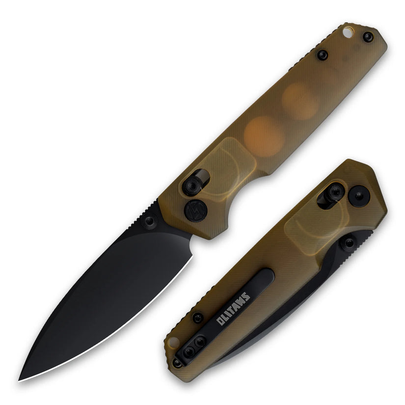 Olitans Youth Bird G053-PEIB - 3" 14C28N Black Blade, PEI Handle