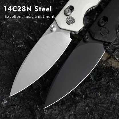 Olitans Youth Bird G053-PEIB - 3" 14C28N Black Blade, PEI Handle