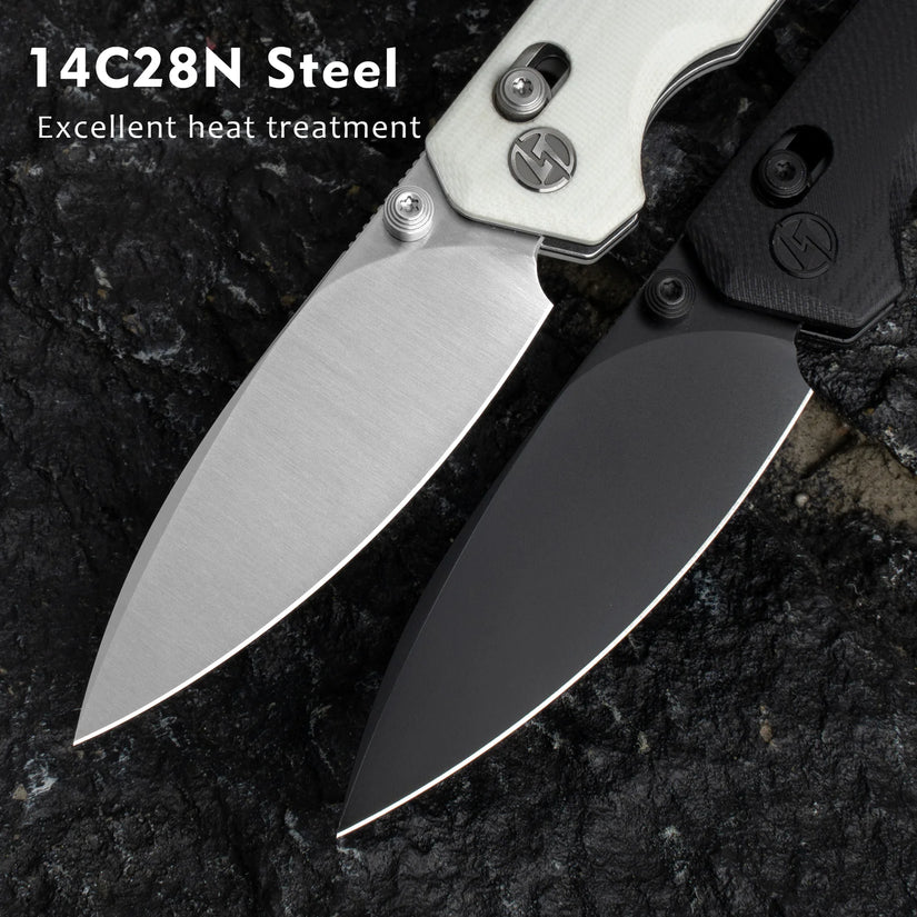Olitans Youth Bird G053-PEIB - 3" 14C28N Black Blade, PEI Handle