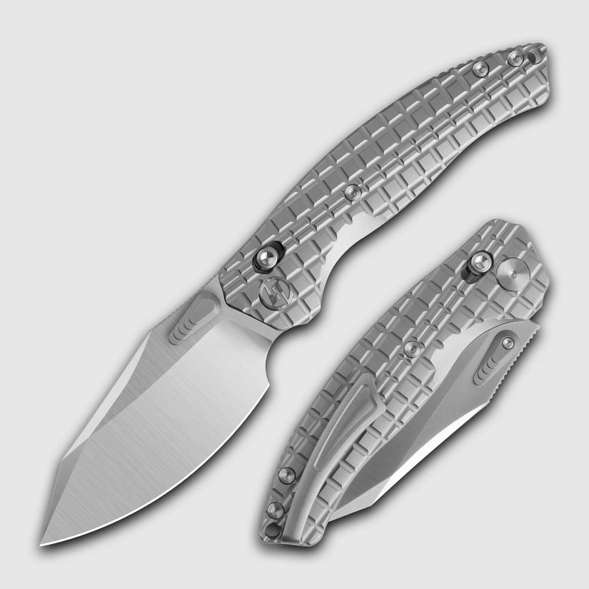 Olitans T052-ST - 3.54" M390 Blade, Titanium Handle