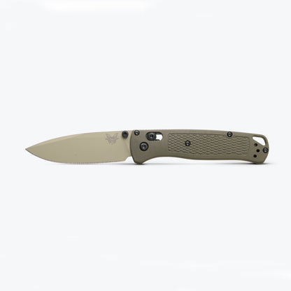 Benchmade Bugout 535TN-11 - S30V Desert Verde Cerakote Blade, Dark Olive Grivory Handles