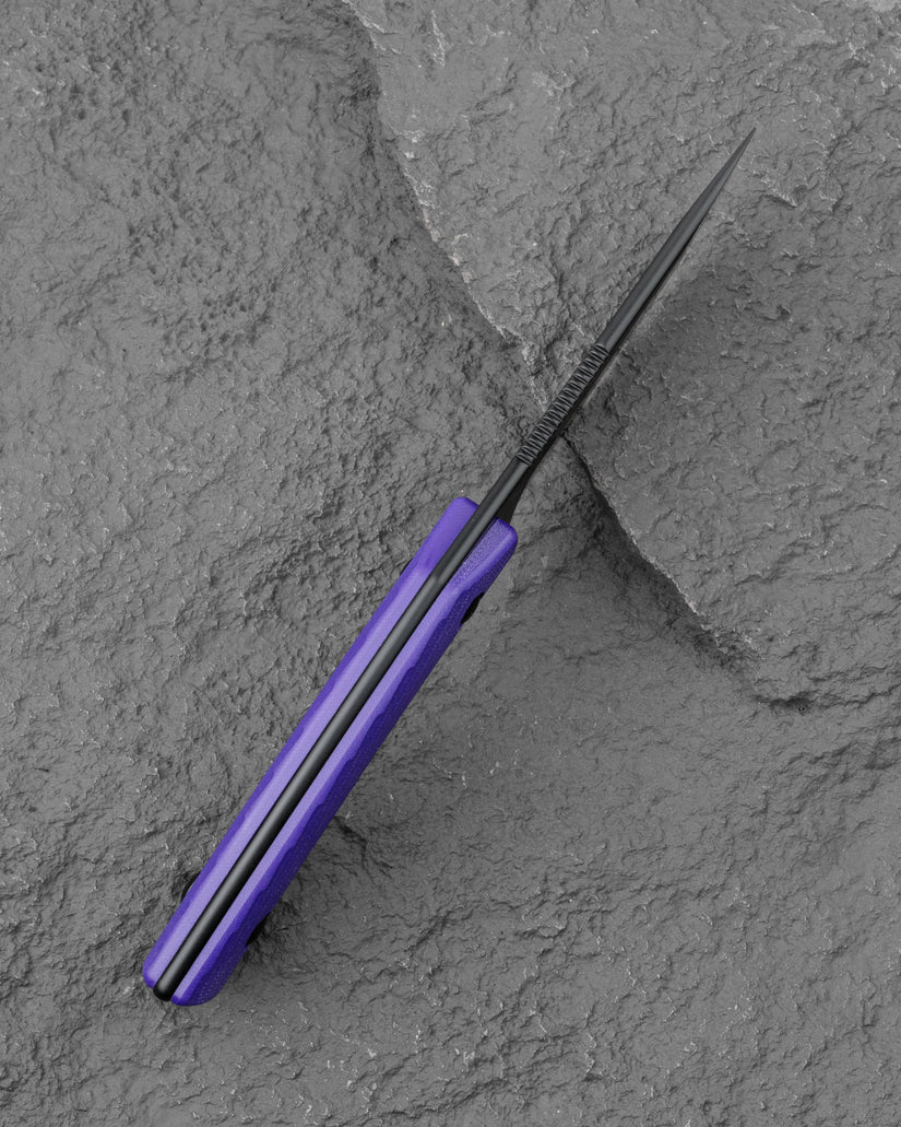 Bestech Step BFK06C - 3.193" D2 Blade, Purple G10 Handle, Kydex Sheath