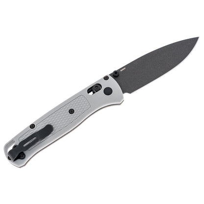 Benchmade Bugout 535BK-08 - S30V Cobalt Black Cerakote Blade, Storm Grey Grivory Handles