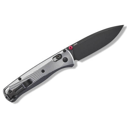 Benchmade Bugout 535BK-4 - M390 Black Cerakote Blade, Grey Aluminium Handles