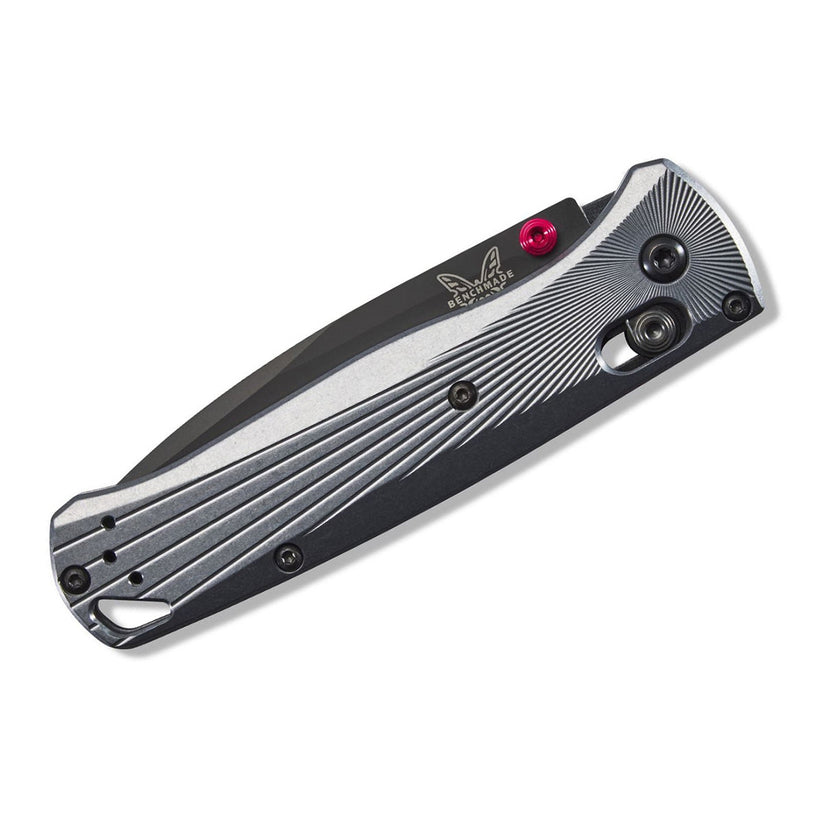 Benchmade Bugout 535BK-4 - M390 Black Cerakote Blade, Grey Aluminium Handles