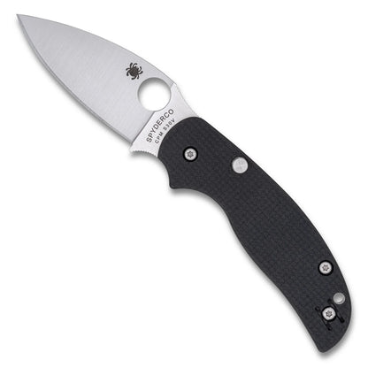 Spyderco Sage 6 C123CFBCLP - 3" S30V Satin Blade, CF/G10 Laminate Handles