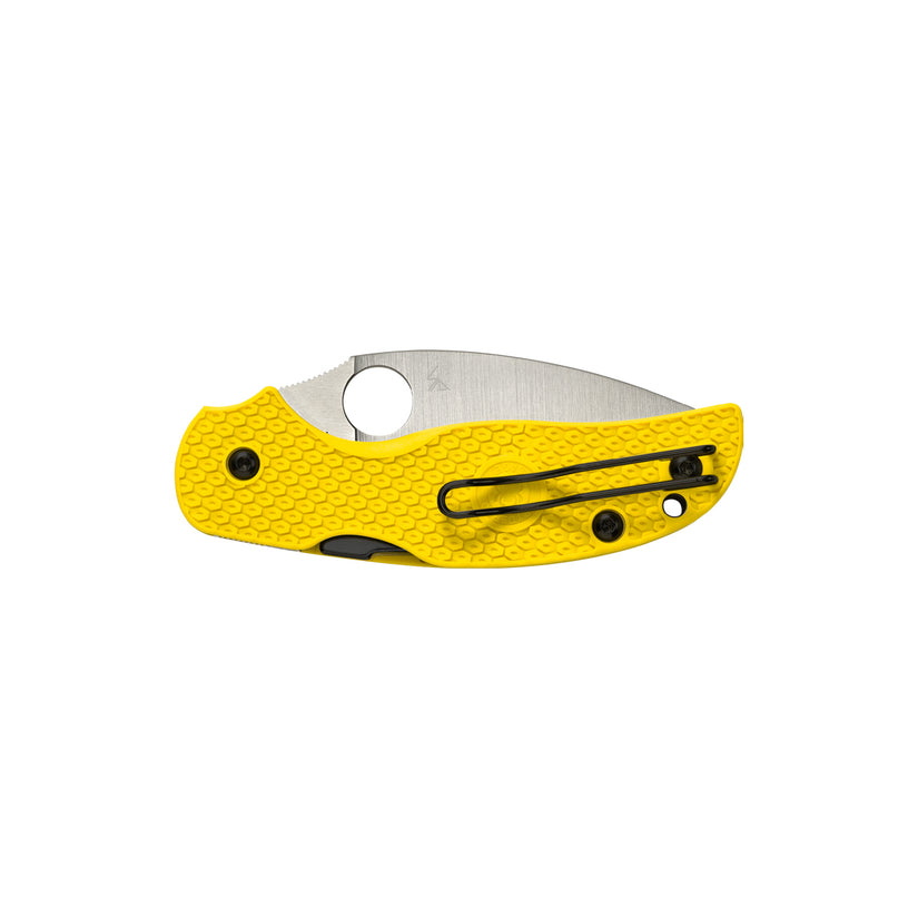 Spyderco Sage 5 Lightweight Salt C123PYL - 3" MagnaCut Satin Blade, Yellow FRN