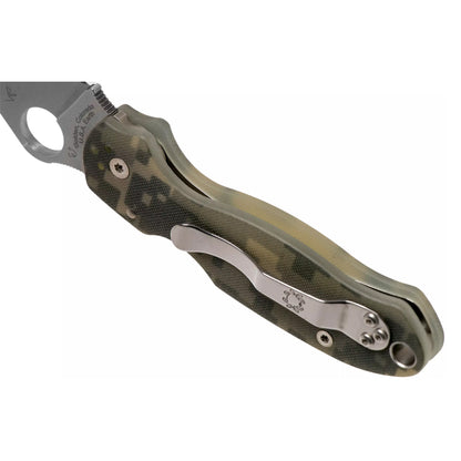 Spyderco Para 3 C223GPCMO - 2.95" S45VN Satin Blade, Digital Camo G-10 Handles