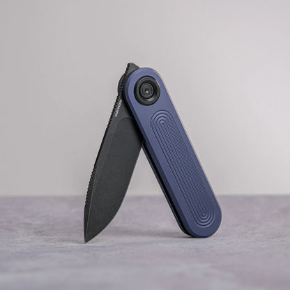 Vosteed Corgi V 295 A3706 - 2.95" S35VN Black Stonewashed Blade, Dark Slate Aluminium Handle