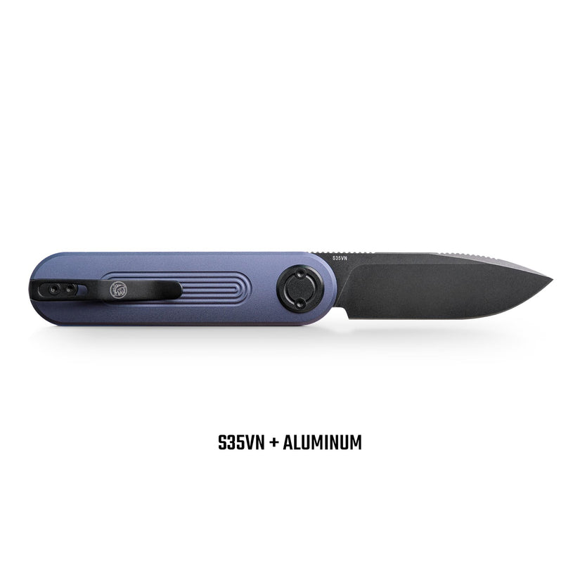 Vosteed Corgi V 295 A3706 - 2.95" S35VN Black Stonewashed Blade, Dark Slate Aluminium Handle