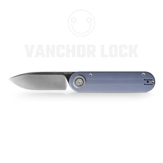 Vosteed Corgi V 295 A3711 - 2.95" N690 Satin Blade, Blue G10 Handle