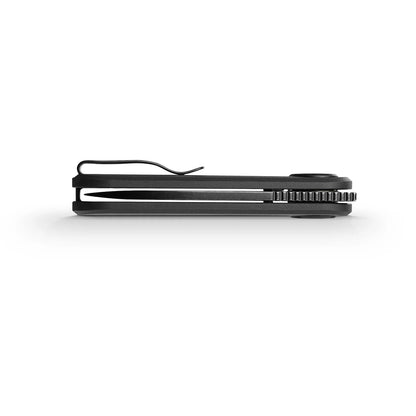 Vosteed Corgi V A3701 - 2.36" 14C28N Black Stonewash Blade, Black Aluminium Handle