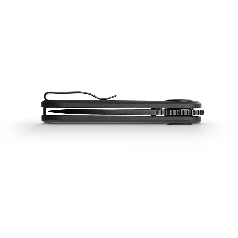 Vosteed Corgi V A3701 - 2.36" 14C28N Black Stonewash Blade, Black Aluminium Handle