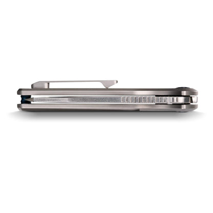 Vosteed Gavko Leopard A2501 - 3.38" M390 Stonewash Blade, Titanium Handle
