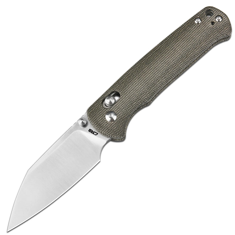 CJRB Hectare Alt - 3.11" AR-SFII Sand Polished Blade, OD Green Micarta Handles - J1935AK-ODG