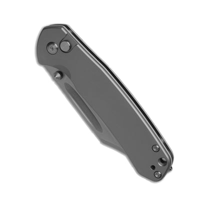 CJRB Pyrite Bowie - 3.11" AR-RPM9 Stonewashed Blade, Titanium Handles - J1942-TI