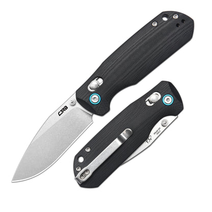 CJRB Maximal - 2.95" AR-RPM9 Drop Point Blade, Black G10 Handles - J1954-BK