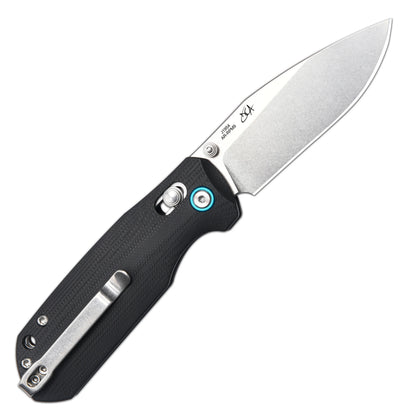 CJRB Maximal - 2.95" AR-RPM9 Drop Point Blade, Black G10 Handles - J1954-BK