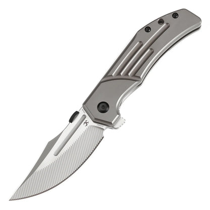 Kansept Orion - 3.07" CPM-S35VN with CNC Milling Blade, Bronze Titanium Handle. K1089A2