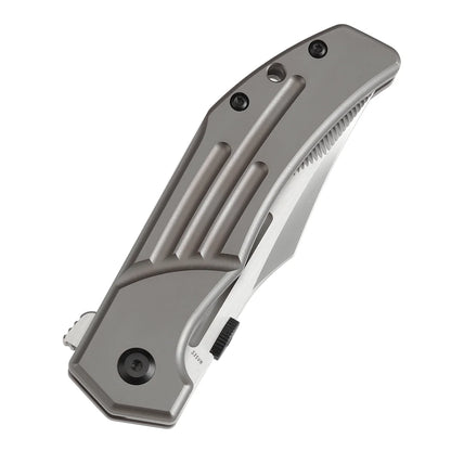 Kansept Orion - 3.07" CPM-S35VN with CNC Milling Blade, Bronze Titanium Handle. K1089A2