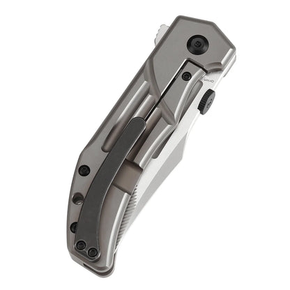 Kansept Orion - 3.07" CPM-S35VN with CNC Milling Blade, Bronze Titanium Handle. K1089A2