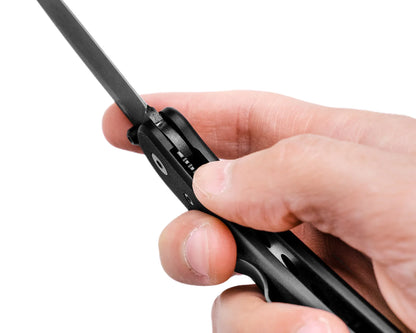Knafs Lander 1 - Black Stonewashed D2, Black G-10