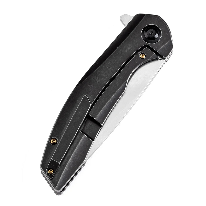 Kansept Accipiter - 3.5" CPM-S35VN Satin, Titanium/Copper Carbon Fibre - K1007E2