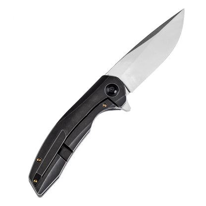 Kansept Accipiter - 3.5" CPM-S35VN Satin, Titanium/Copper Carbon Fibre - K1007E2