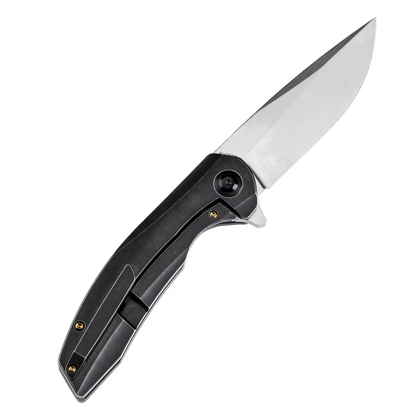 Kansept Accipiter - 3.5" CPM-S35VN Satin, Titanium/Copper Carbon Fibre - K1007E2