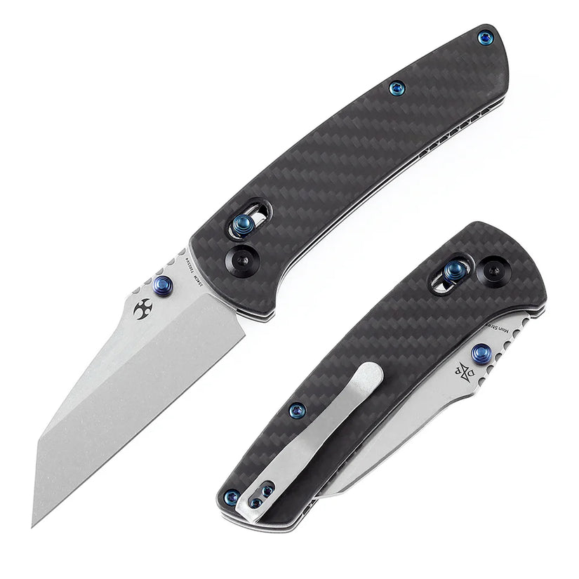 Kansept Main Street - 3.36" 154CM Blade, Twill Carbon Fibre/G10 Handle - T1015V4