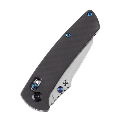 Kansept Main Street - 3.36" 154CM Blade, Twill Carbon Fibre/G10 Handle - T1015V4