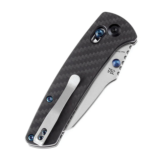 Kansept Main Street - 3.36" 154CM Blade, Twill Carbon Fibre/G10 Handle - T1015V4