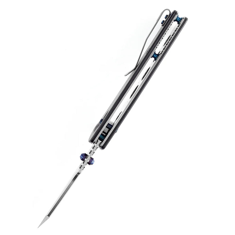 Kansept Main Street - 3.36" 154CM Blade, Twill Carbon Fibre/G10 Handle - T1015V4