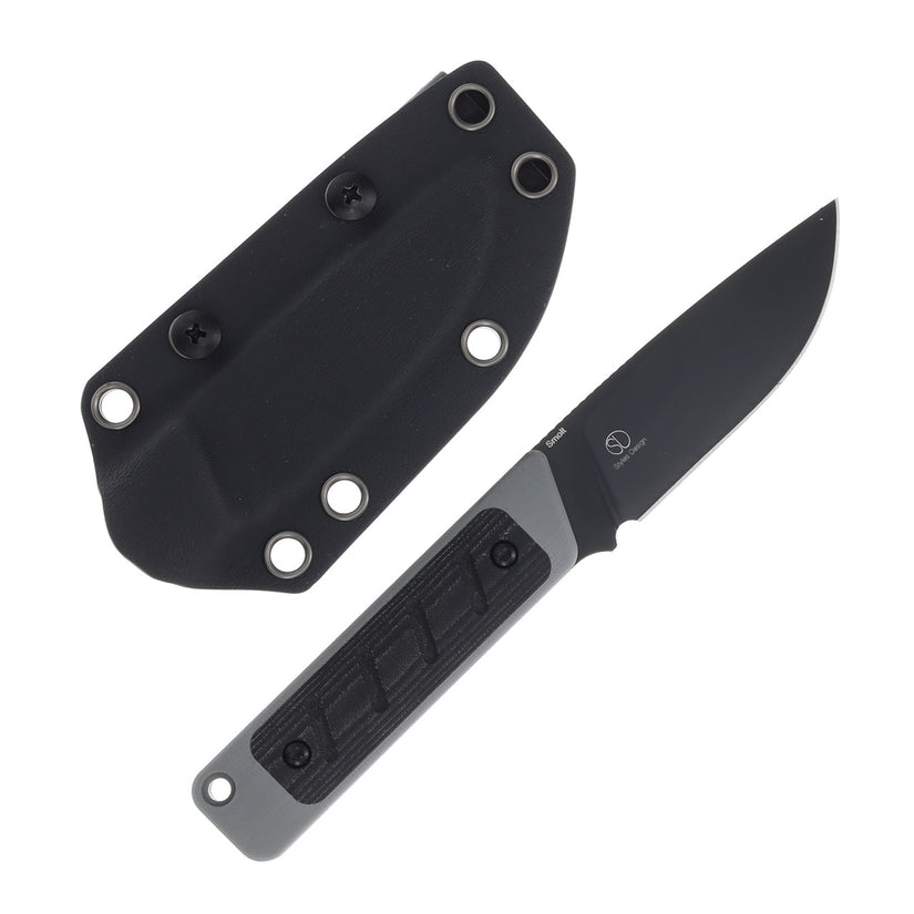 Kizer Smolt - 2.93" 3V Black Fixed Blade,  G10/Micarta Handle - 1063A1