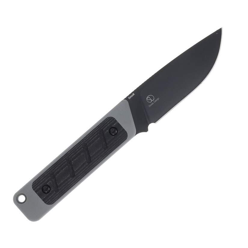 Kizer Smolt - 2.93" 3V Black Fixed Blade,  G10/Micarta Handle - 1063A1