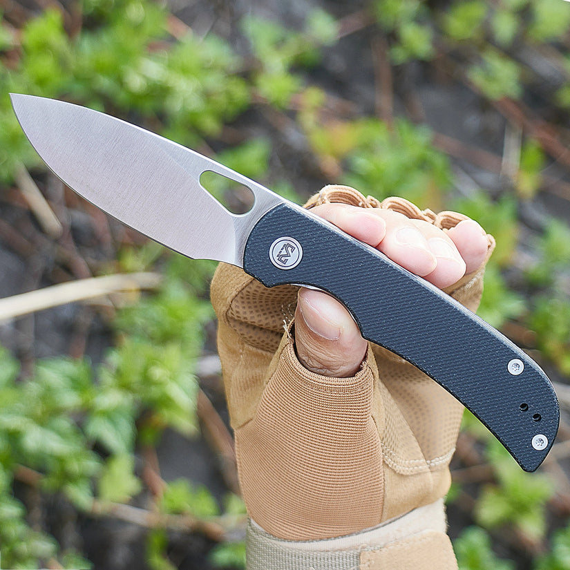 Miguron Knives Moyarl - 3.25" 14C28N Satin Blade, Black Micarta Handle