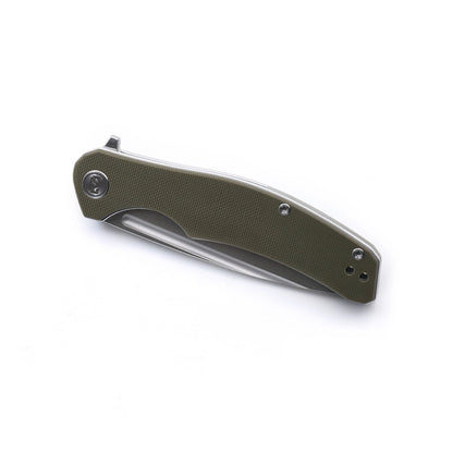 Miguron Knives Velona - 3.5" 14C28N Satin Blade, Green G10 Handle