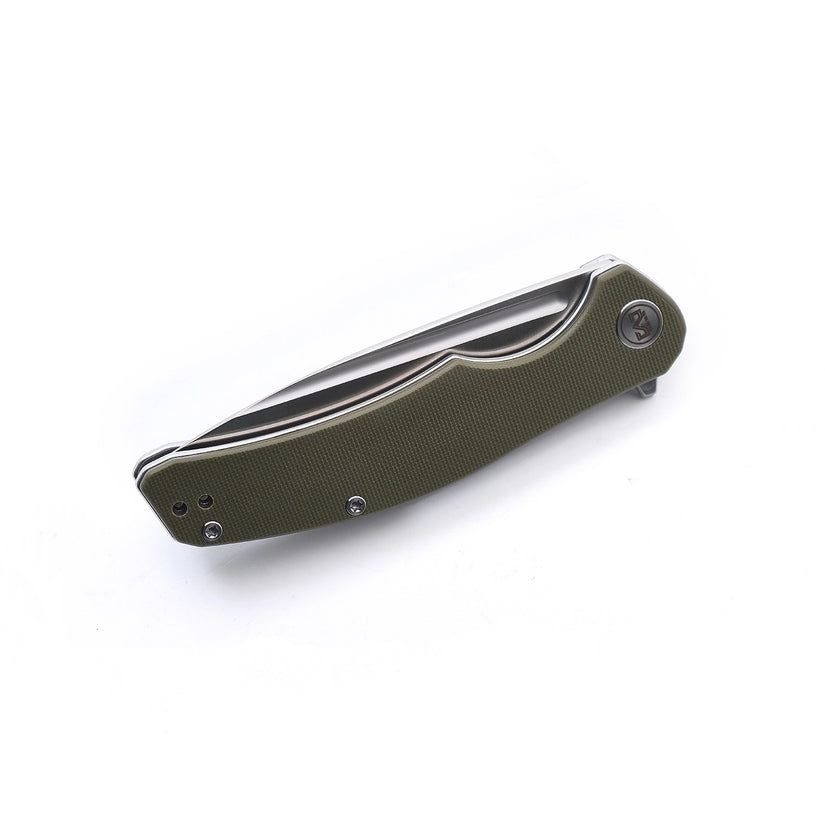 Miguron Knives Velona - 3.5" 14C28N Satin Blade, Green G10 Handle