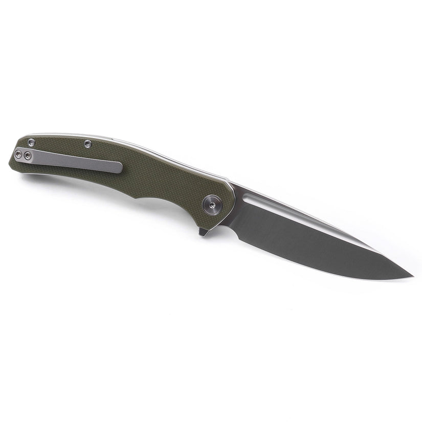 Miguron Knives Velona - 3.5" 14C28N Satin Blade, Green G10 Handle