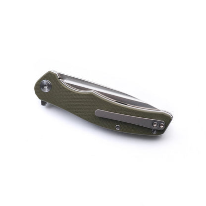 Miguron Knives Velona - 3.5" 14C28N Satin Blade, Green G10 Handle