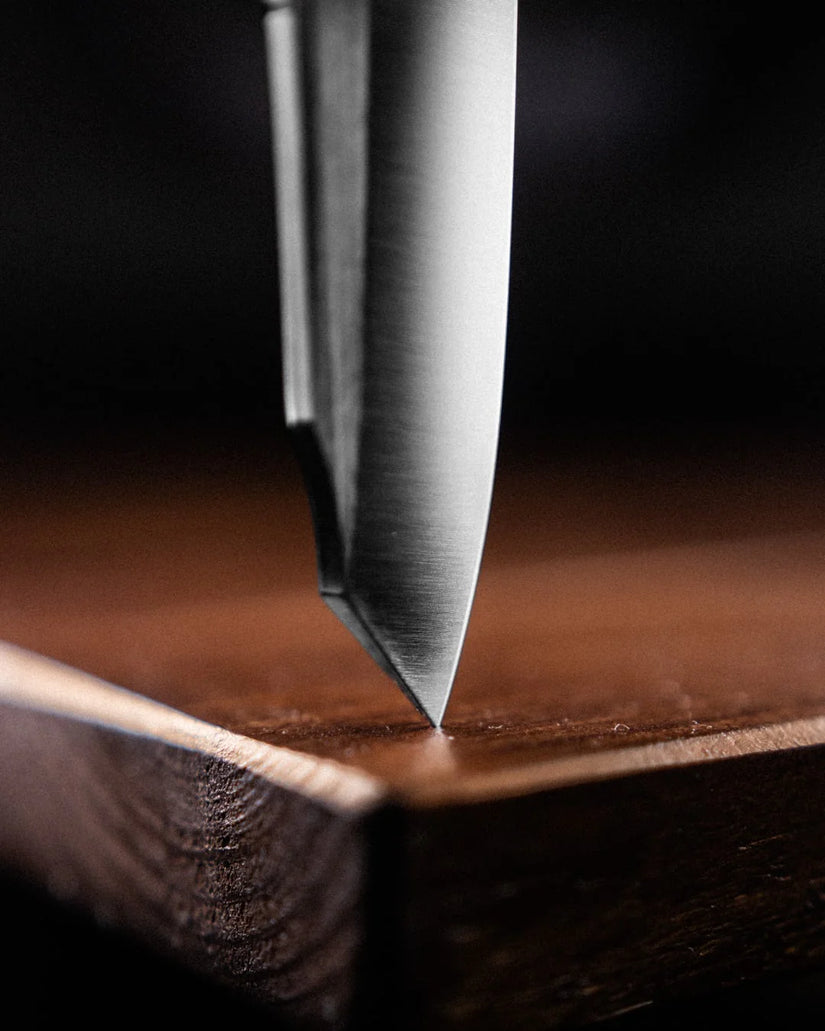 Piratech Kraken/Tsunami - 3.22" S90V Hand Strip Satin Sheepsfoot Blade, Mag-Snap Bead Blasted Titanium Handles
