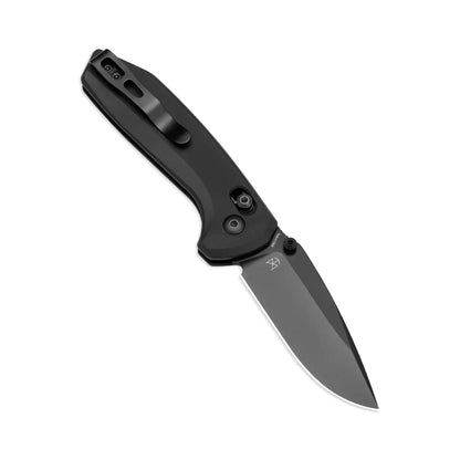 Kizer Sub-3 OBK - 2.95" 154CM Black Blade, Black Aluminium Handle - V3650C1