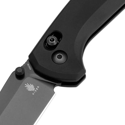 Kizer Sub-3 OBK - 2.95" 154CM Black Blade, Black Aluminium Handle - V3650C1