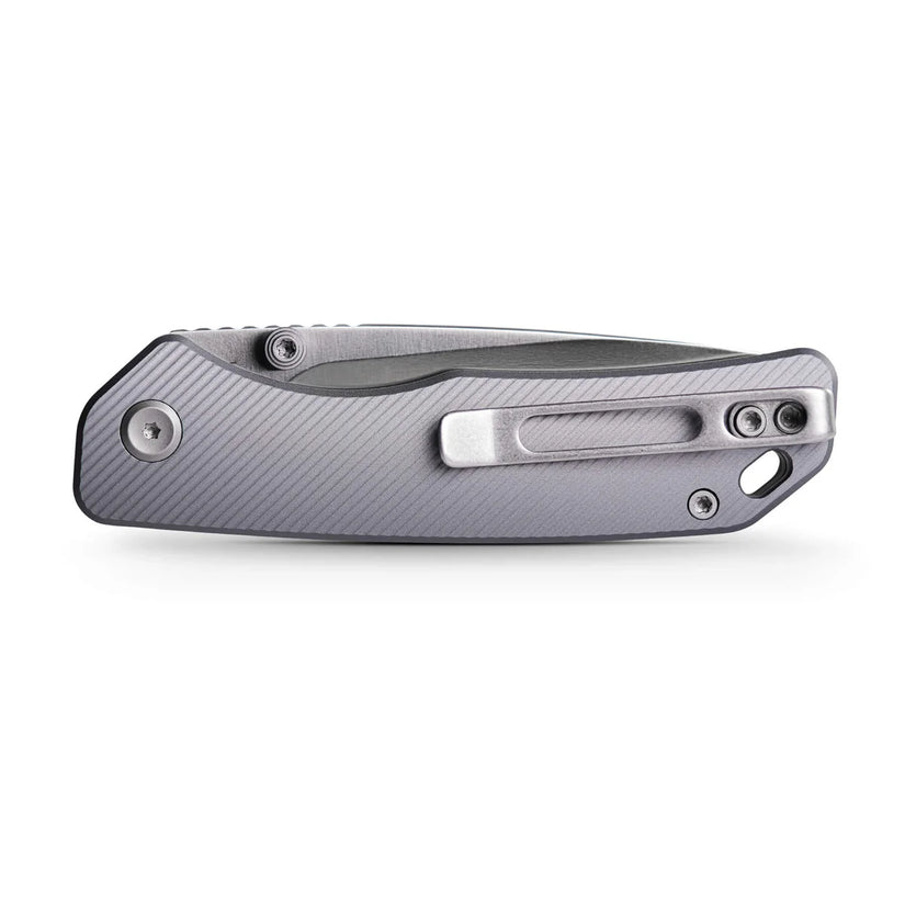 Vosteed Marten A1601 - 2.98" 154CM Satin Blade, Grey Aluminium Handle